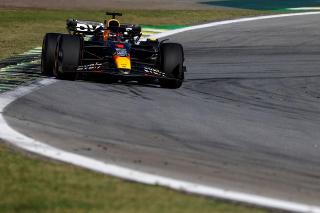 Max Verstappen podczas Grand Prix Brazylii /	Sebastiao Moreira /PAP/EPA