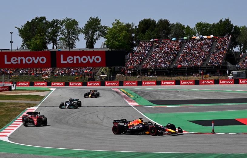 Max Verstappen w trakcie GP Hiszpanii /Getty Images