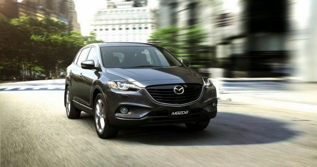 Mazda CX-9 porusza się teraz na kołach z 20-calowymi obręczami. /Mazda