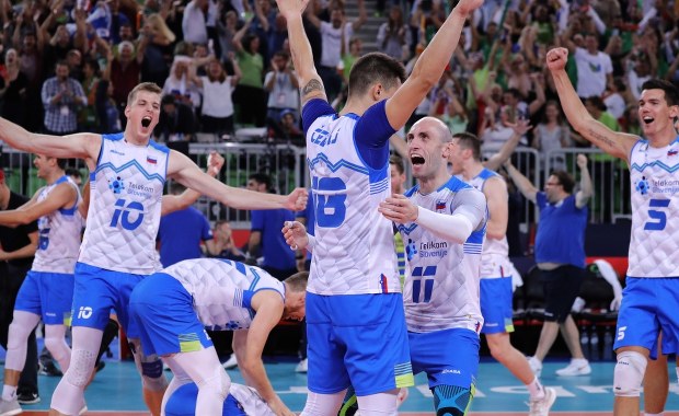 ME siatkarzy. Słowenia pokonała Rosję, w czwartek zagra z Polską