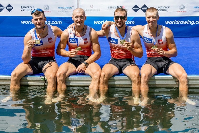 ME w wioślarstwie. Srebrny medal męskiej czwórki podwójnej