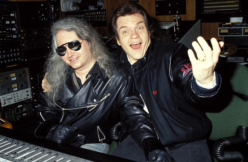 Meat Loaf i Jim Steinman w studiu nagraniowym /Jeff Kravitz /Getty Images
