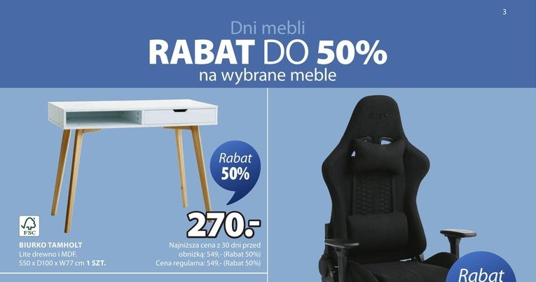 Meble do 50% taniej w Jysk! /JYSK /INTERIA.PL