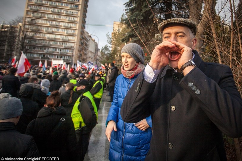 Mecenas Roman Giertych podczas sobotniego marszu /Aleksandra Szmigiel-Wiśniewska /East News
