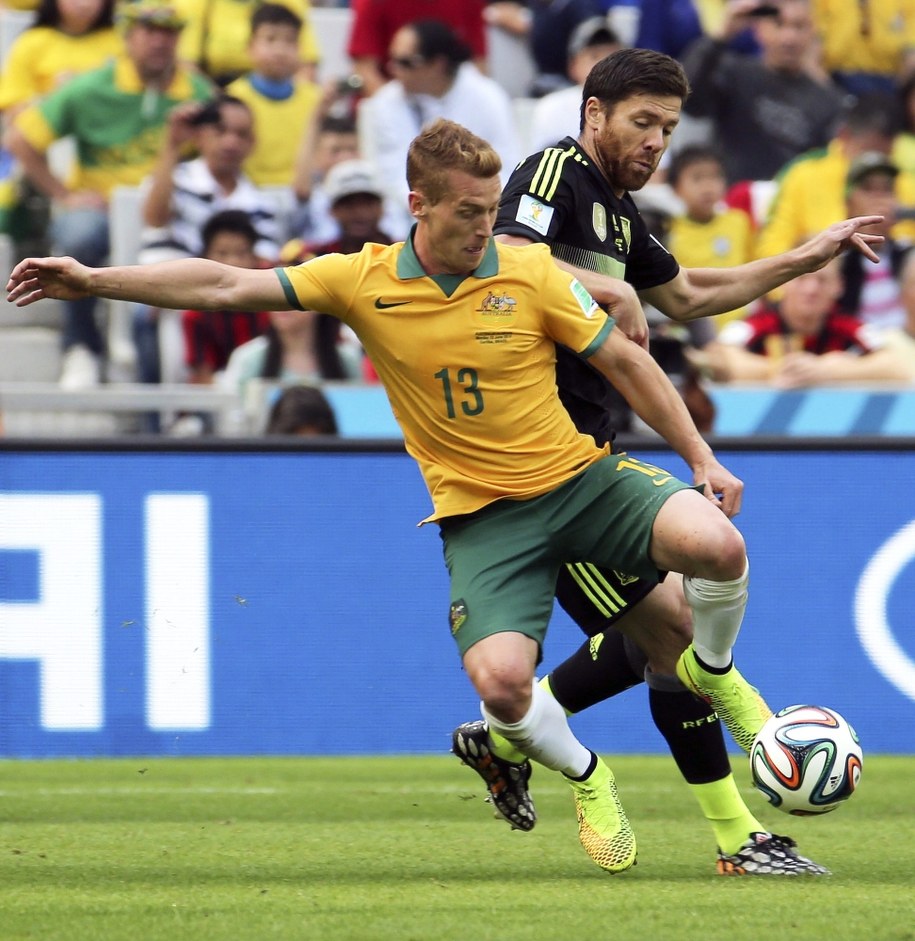 Mecz Australia-Hiszpania /Antonio Lacerda /PAP/EPA