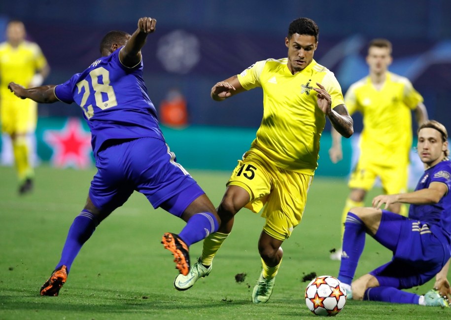 Mecz Dinamo Zagrzeb - Sheriff Tyraspol /ANTONIO BAT /PAP/EPA