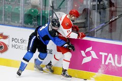 Mecz hokejowy Polska - Estonia w ramach Turnieju o Puchar Niepodległości w Sosnowcu