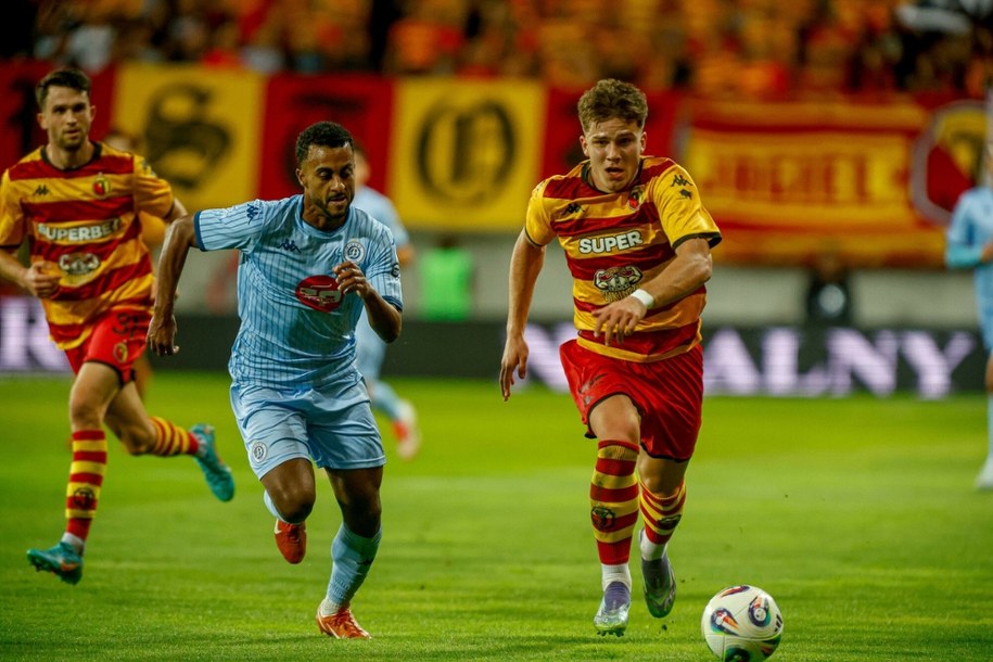 Mecz Jagiellonii Białystok z Dinamo City Tirana /Wojciech Wojtkielewicz/Polska Press/East News /East News