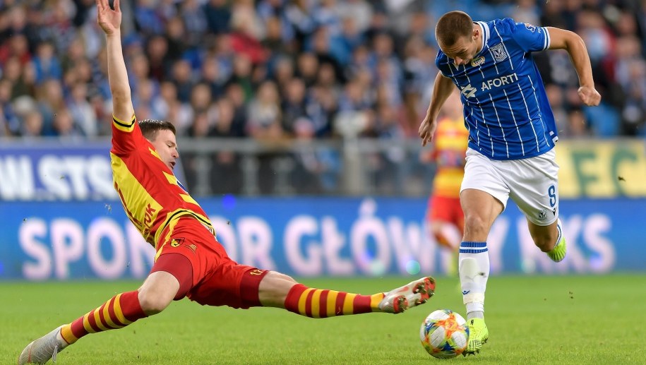 Mecz Lech Poznań - Jagiellonia Białystok /Jakub Kaczmarczyk /PAP