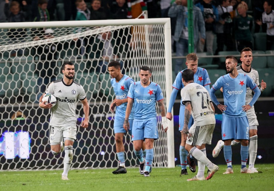 Mecz Legia Warszawa - Slavia Praga / 	Leszek Szymański    /PAP