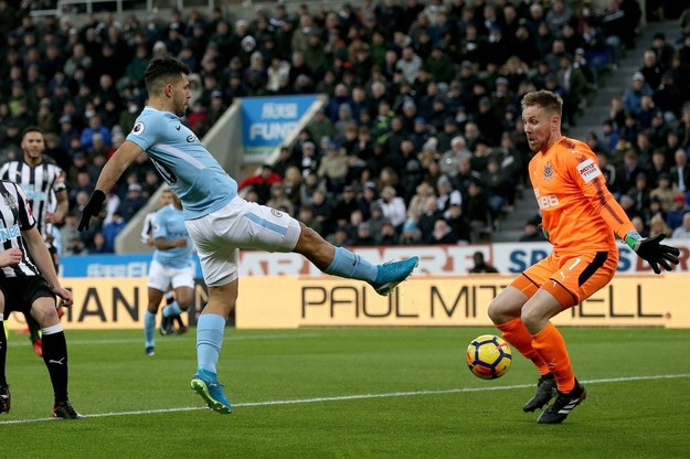 Mecz Manchesteru City z Newcastle United /Nigel Roddis /PAP/EPA
