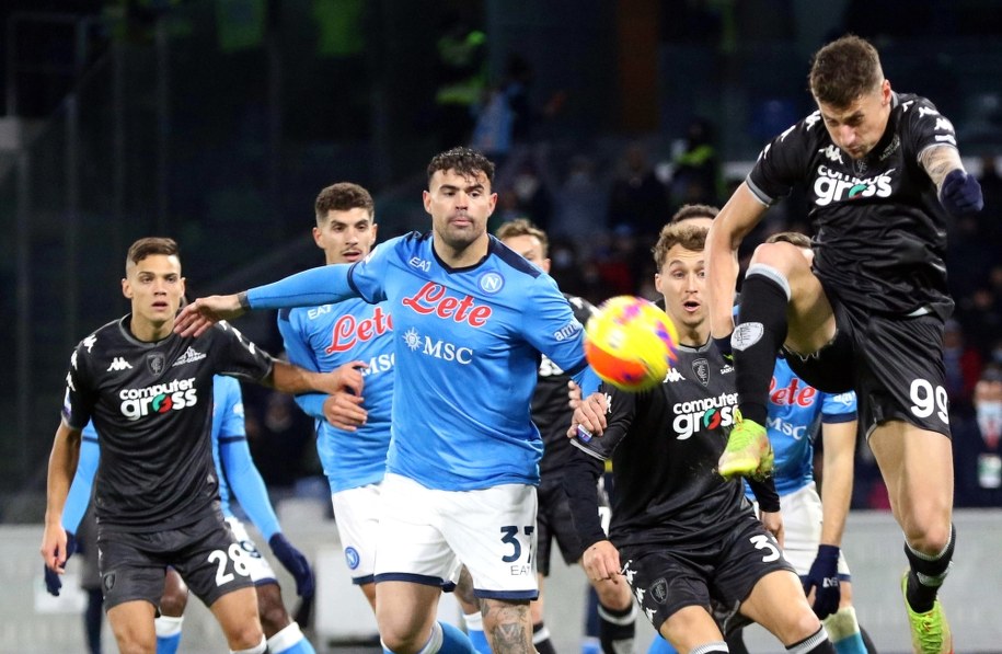 Mecz Napoli-Empoli /CESARE ABBATE/ANSA /PAP/EPA