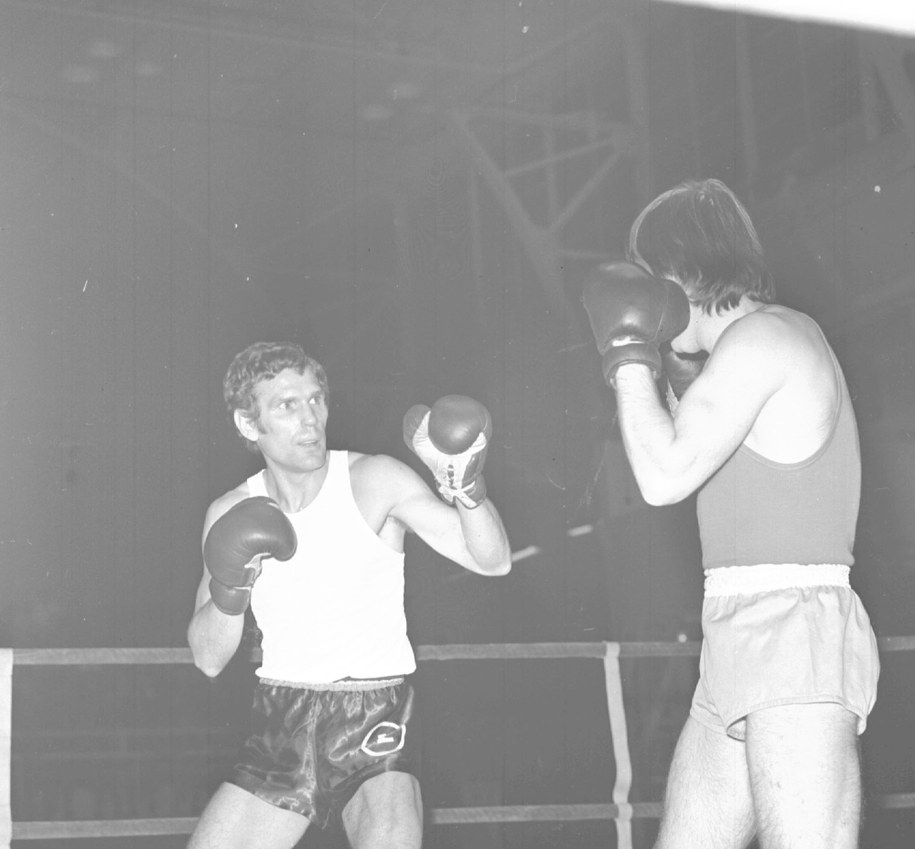 Mecz o mistrzostwo I Ligi Bokserskiej - 1973 rok /Andrzej Rybczyński  /PAP