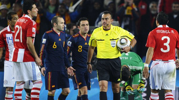 Mecz Paragwaj - Hiszpania był najliczniej oglądanym mundialowym spotkaniem w zeszłym tygodniu /AFP