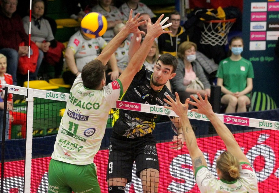 Mecz PlusLigi pomiędzy Indykpolem AZS-em i Treflem Gdańsk / 	Tomasz Waszczuk    /PAP