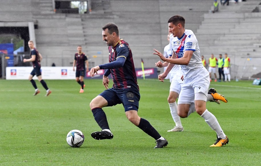 Mecz Pogoń Szczecin - Raków Częstochowa (16.05.2021) / 	Marcin Bielecki    /PAP