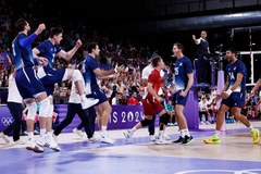 Mecz Polska - Francja w finale igrzysk olimpijskich na zdjęciach