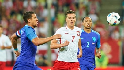 Mecz Polska - Holandia w obiektywie