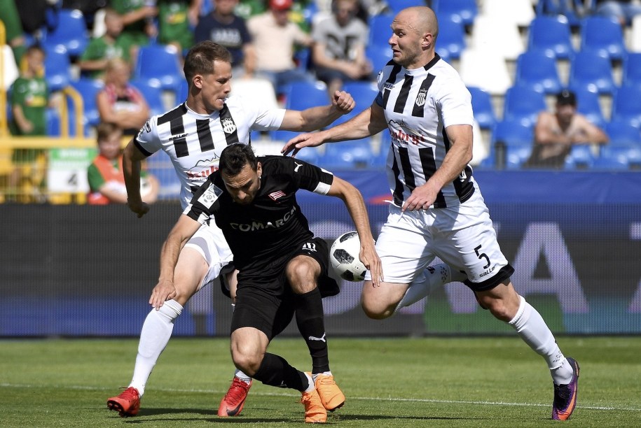 Mecz Sandecja Nowy Sącz - Cracovia Kraków /Darek Delmanowicz /PAP