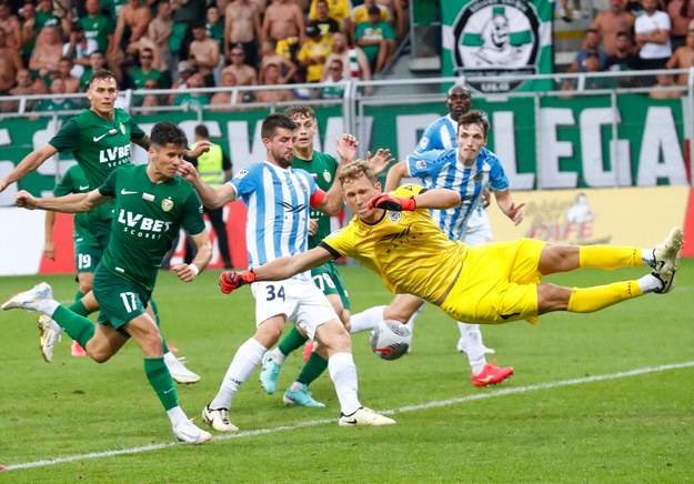 Mecz Śląska Wrocław z FC Ryga /TOMS KALNINS  /PAP/EPA