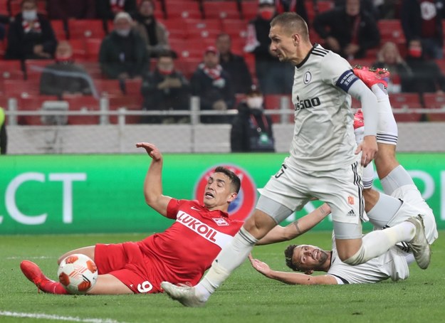 Mecz Spartak Moskwa - Legia Warszawa /MAXIM SHIPENKOV    /PAP/EPA