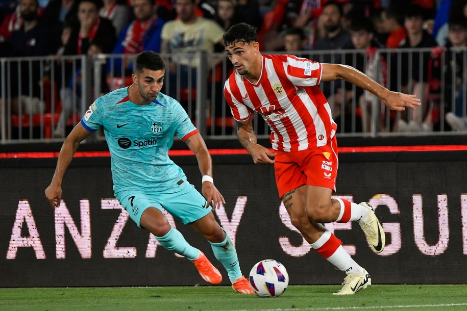 Mecz UD Almeria - FC Barcelona /CARLOS BARBA /PAP/EPA