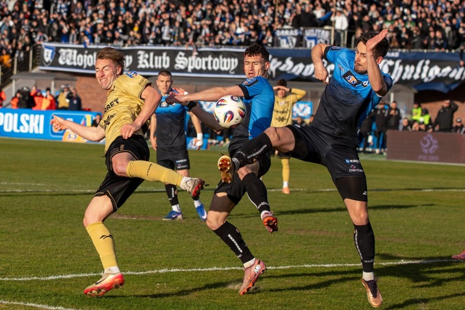 Mecz Zawiszy z Górnikiem obejrzało 20 tys. widzów. /Agnieszka Bielecka /PAP