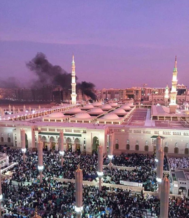 Meczet był wczoraj wypełniony po brzegi wiernymi /Saudi Press Agency /PAP/EPA