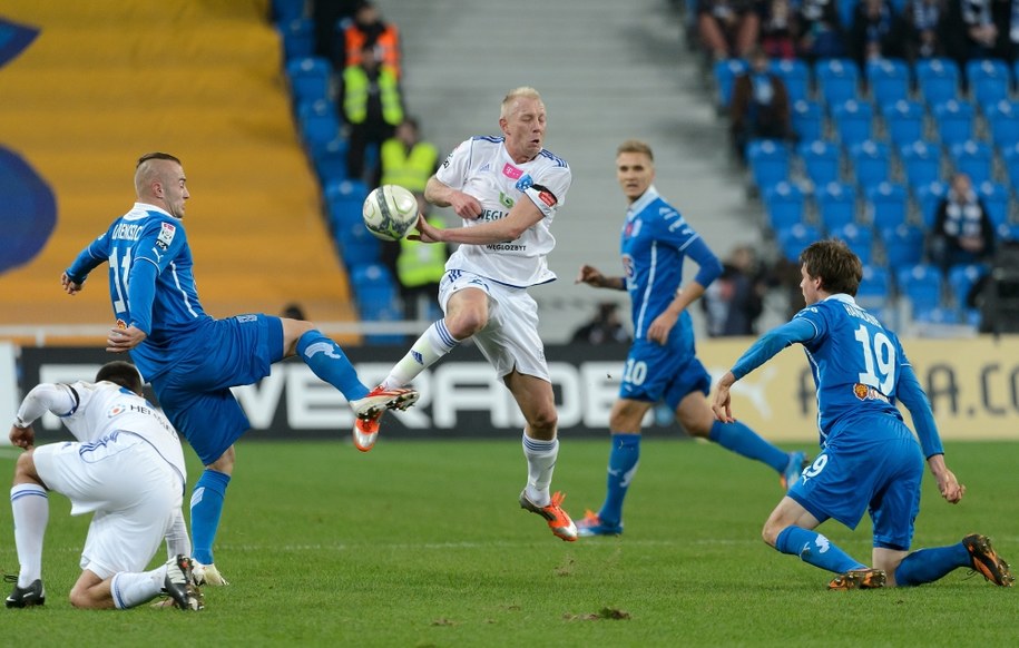 Meczu Ruchu Chorzów i Lecha Poznań /Jakub Kaczmarczyk /PAP