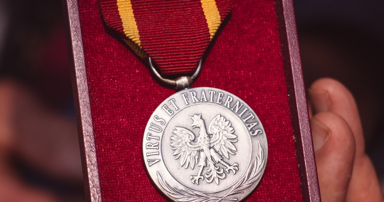 Medal Virtus et Fraternitas pani Ołeksandry Wasiejko /zdjęcie dzięki uprzejmości Witolda Szabłowskiego /archiwum prywatne