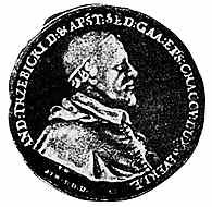 Medal z portretem Andrzeja Trzebickiego, 1677 /Encyklopedia Internautica