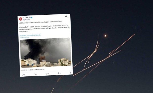 Media: Zjednoczone Emiraty Arabskie zaatakowały obiekt w Iranie. "Sygnał dla reżimu"