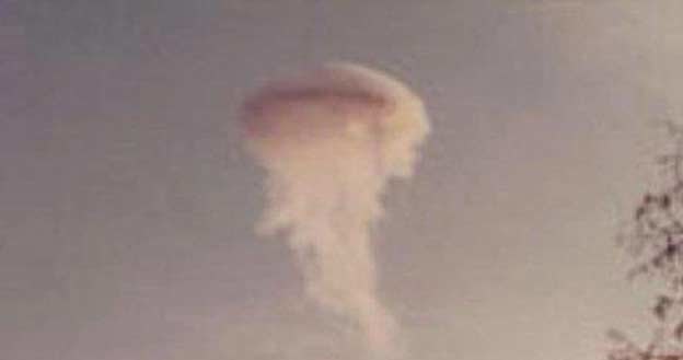 Meduzopodobne UFO, które w 1974 r. pojawiło się nad Viborg /MWMedia