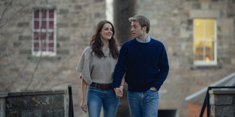 Meg Bellamy (Kate Middleton) i Ed McVey (książę William) w serialu "The Crown" /Justin Downing / Netflix /materiały prasowe