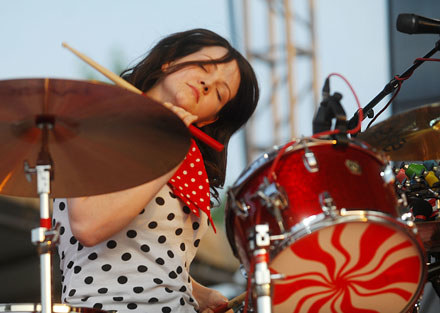 Meg White (The White Stripes) fot. Jeff Gentner /Getty Images/Flash Press Media