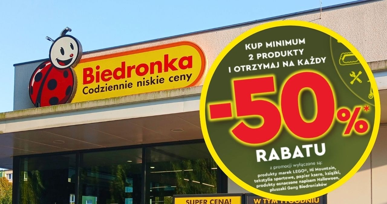 Mega okazja w Biedronce! -50% na drugi produkt /CanvaPro /INTERIA.PL