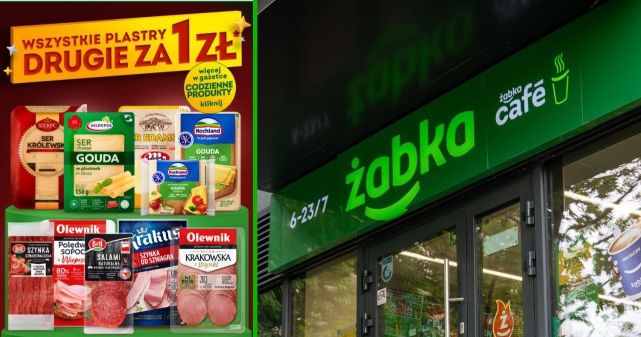 Mega promocja w Żabce: sery i wędliny w plastrach tylko 1 zł! /Żabka/materiały prasowe /INTERIA.PL