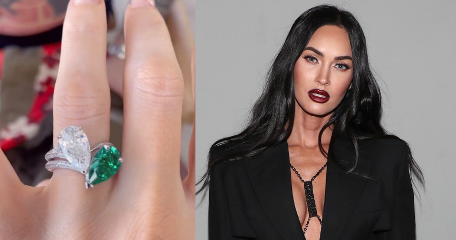 Megan Fox i jej pierścionek zaręczynowy na IG @machinegunkelly /Jerritt Clark /Getty Images