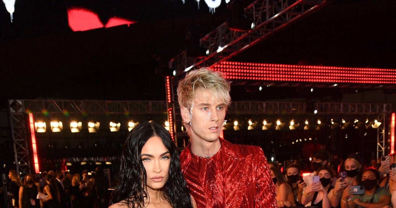 Megan Fox i Machine Gun Kelly na gali MTV Video Music Awards /Kevin Mazur /Getty Images