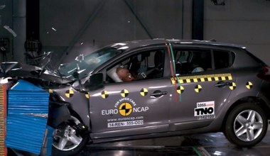 Megane z 3 gwiazdkami Euro NCAP