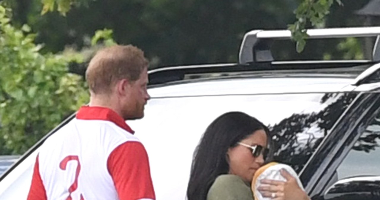 Meghan, Harry i Archie na meczu polo /Splash News /East News