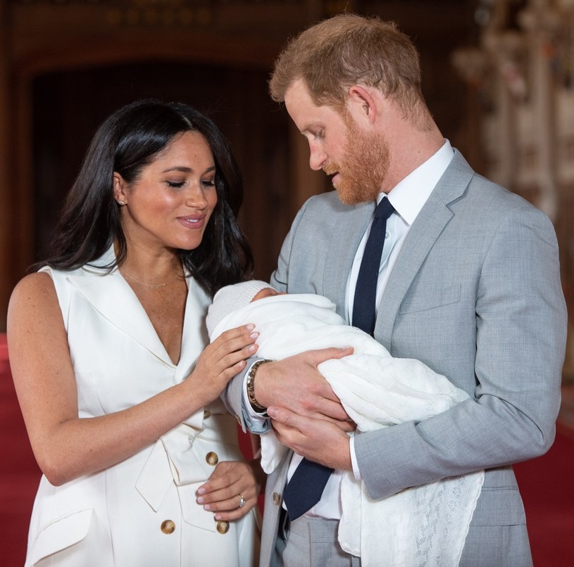 Meghan, Harry i Archie /Dominic Lipinski   /Agencja FORUM