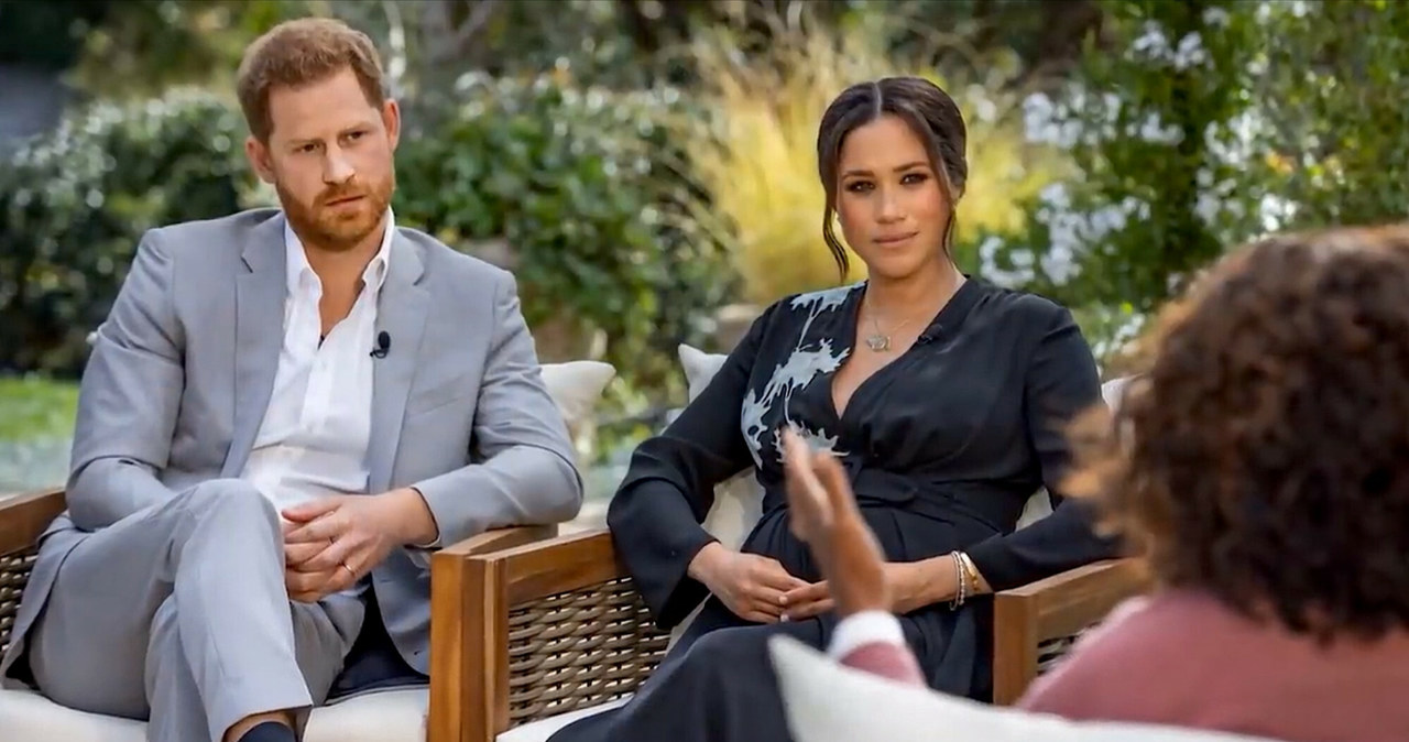 Meghan i Harry'ego w trakcie wywiadu /Alex Todd | AVALON | RETNA/Photoshot/East News /East News