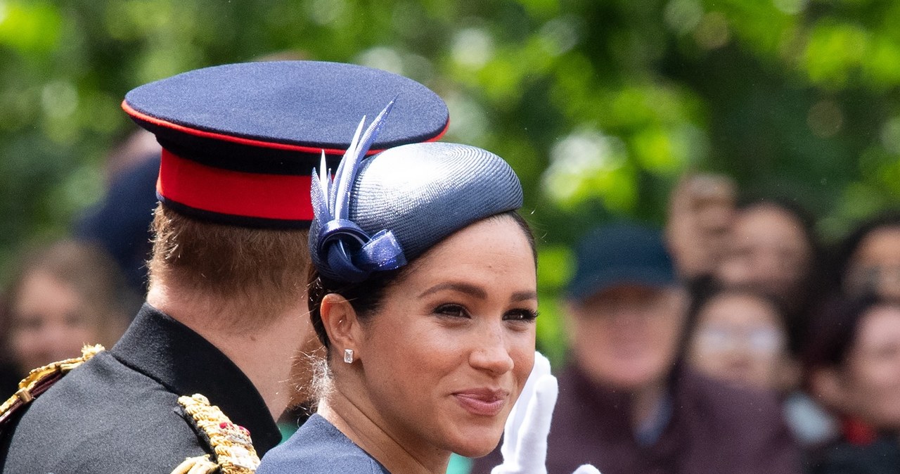 Meghan i Harry na urodzinach królowej /Splash News /East News