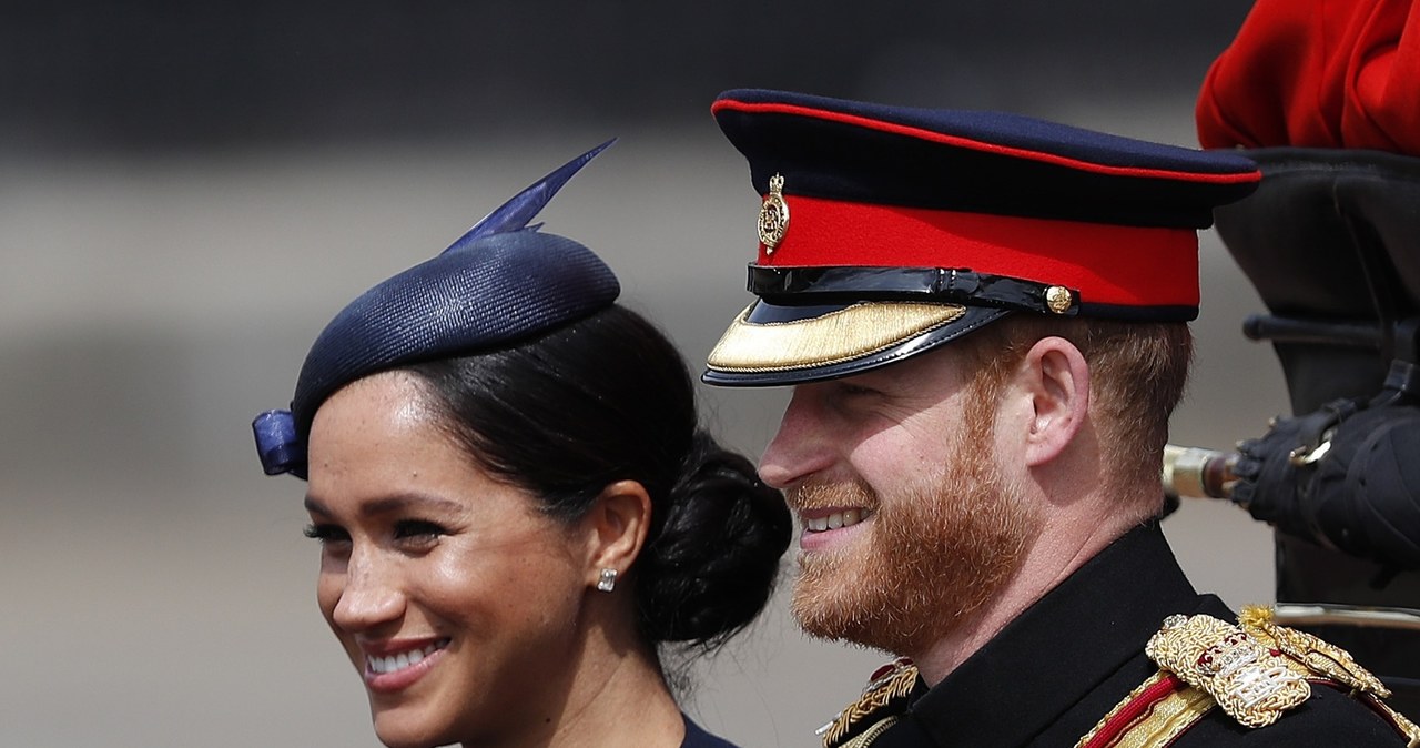 Meghan i Harry na urodzinach królowej /Associated Press /East News