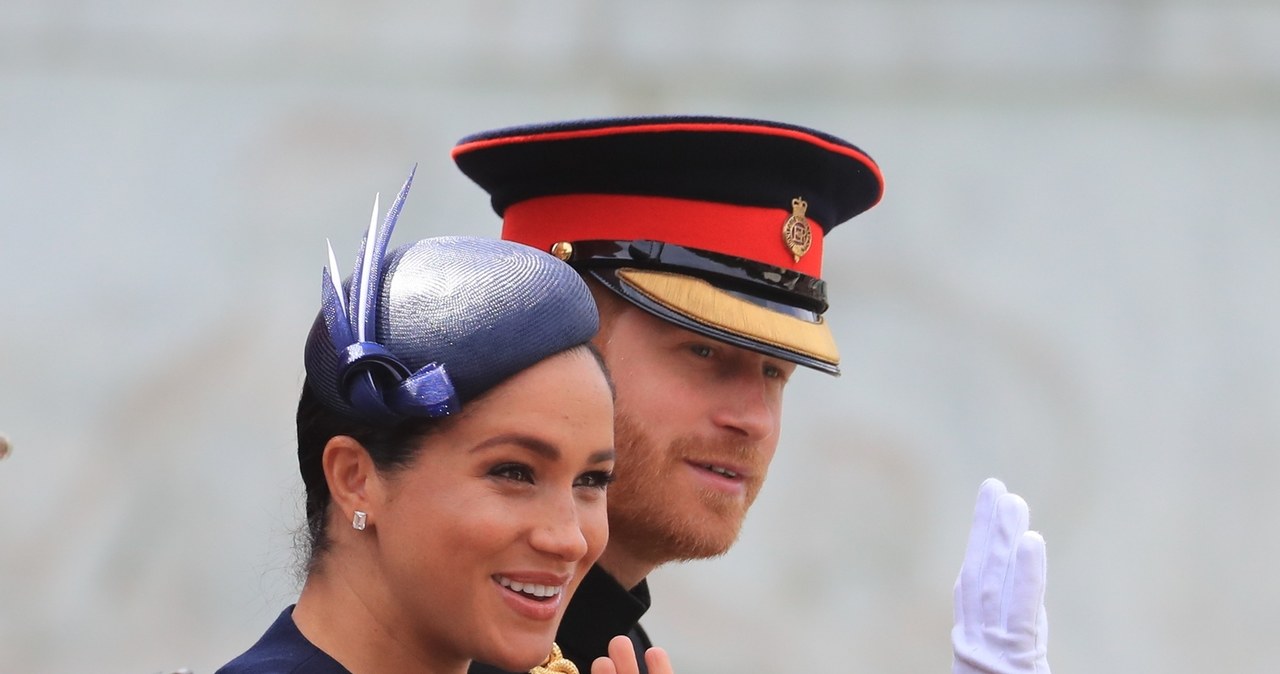 Meghan i Harry na urodzinach królowej /GARETH FULLER/AFP /East News