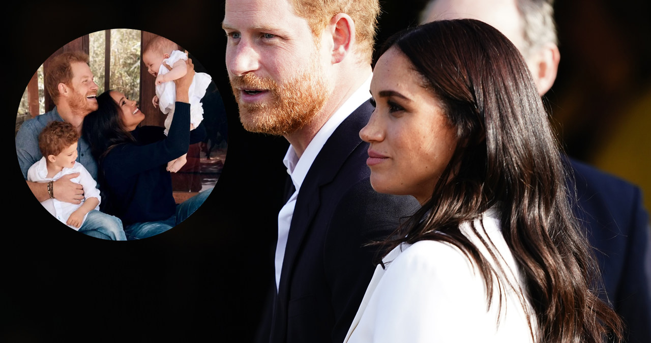 Meghan i Harry z dziećmi /Getty Images