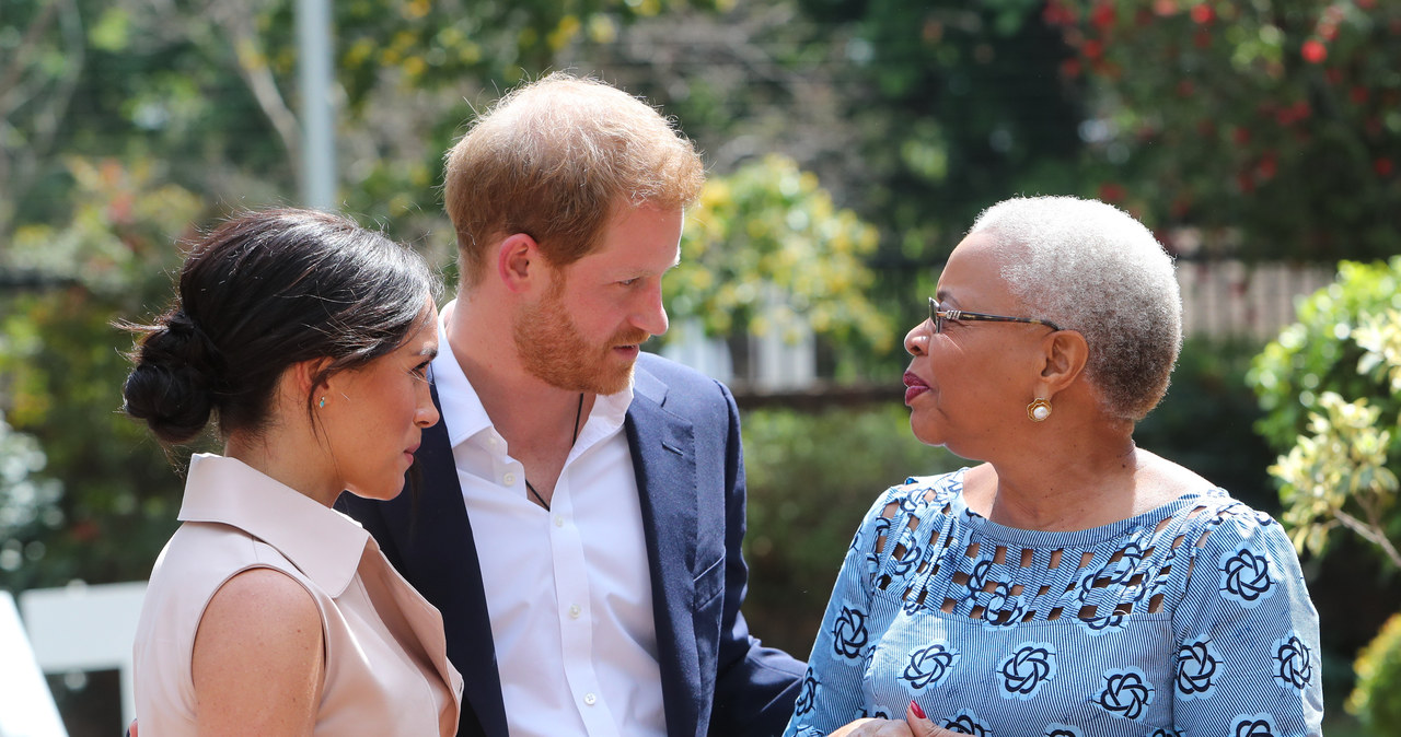 Meghan i Harry z wizytą w Afryce /Samir Hussein /Getty Images