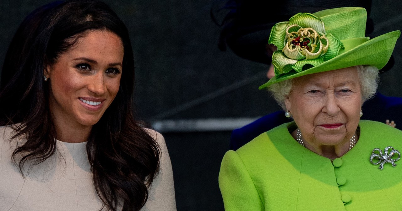 Meghan Markle i królowa Elżbieta II /Mark Cuthbert /Getty Images