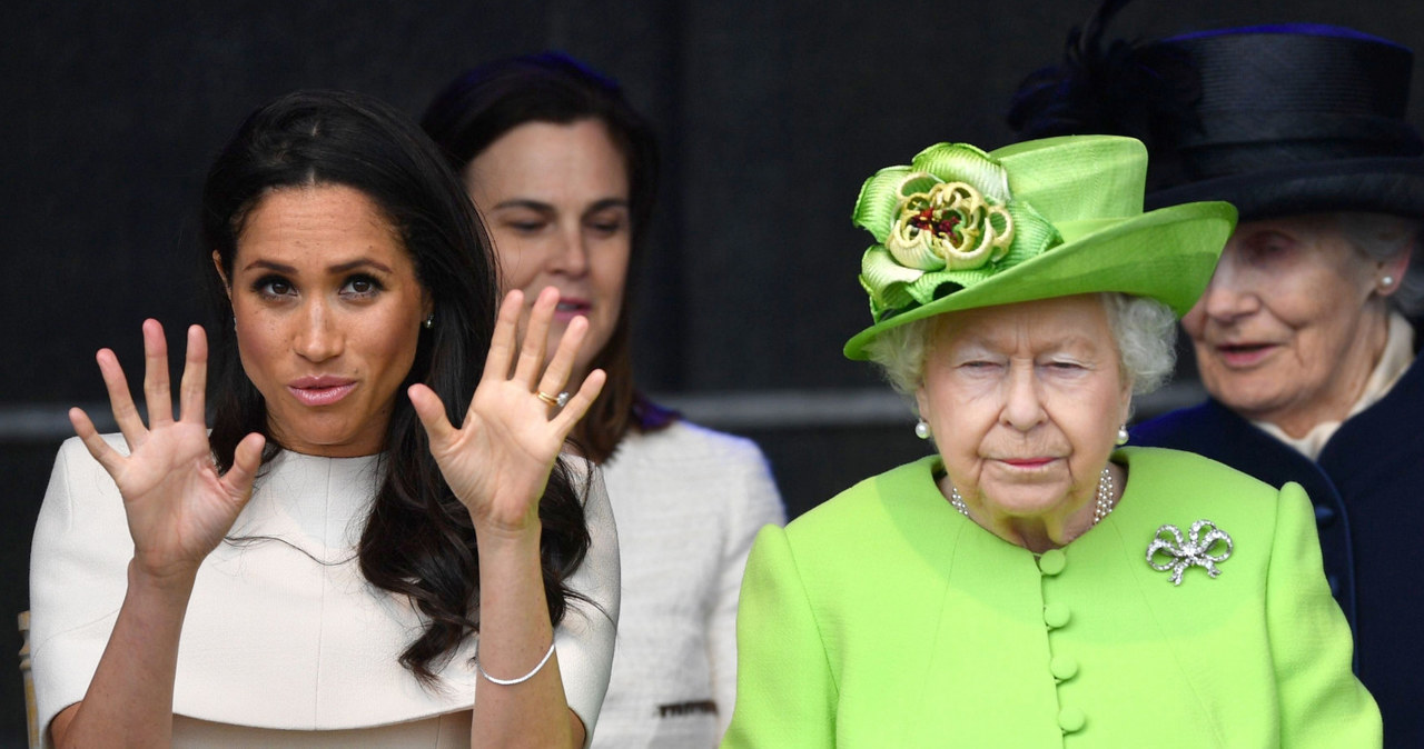 Meghan Markle i królowa Elzbieta II /Tim Rooke/REX/Shutterstock /East News